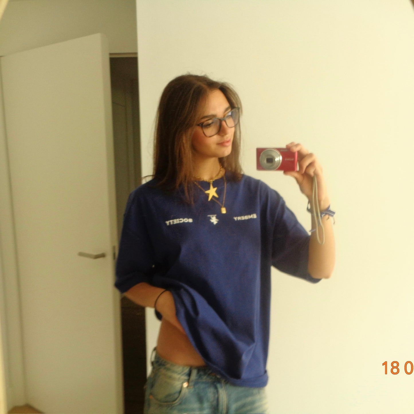 LIVIN NAVY TEE - Embery Society