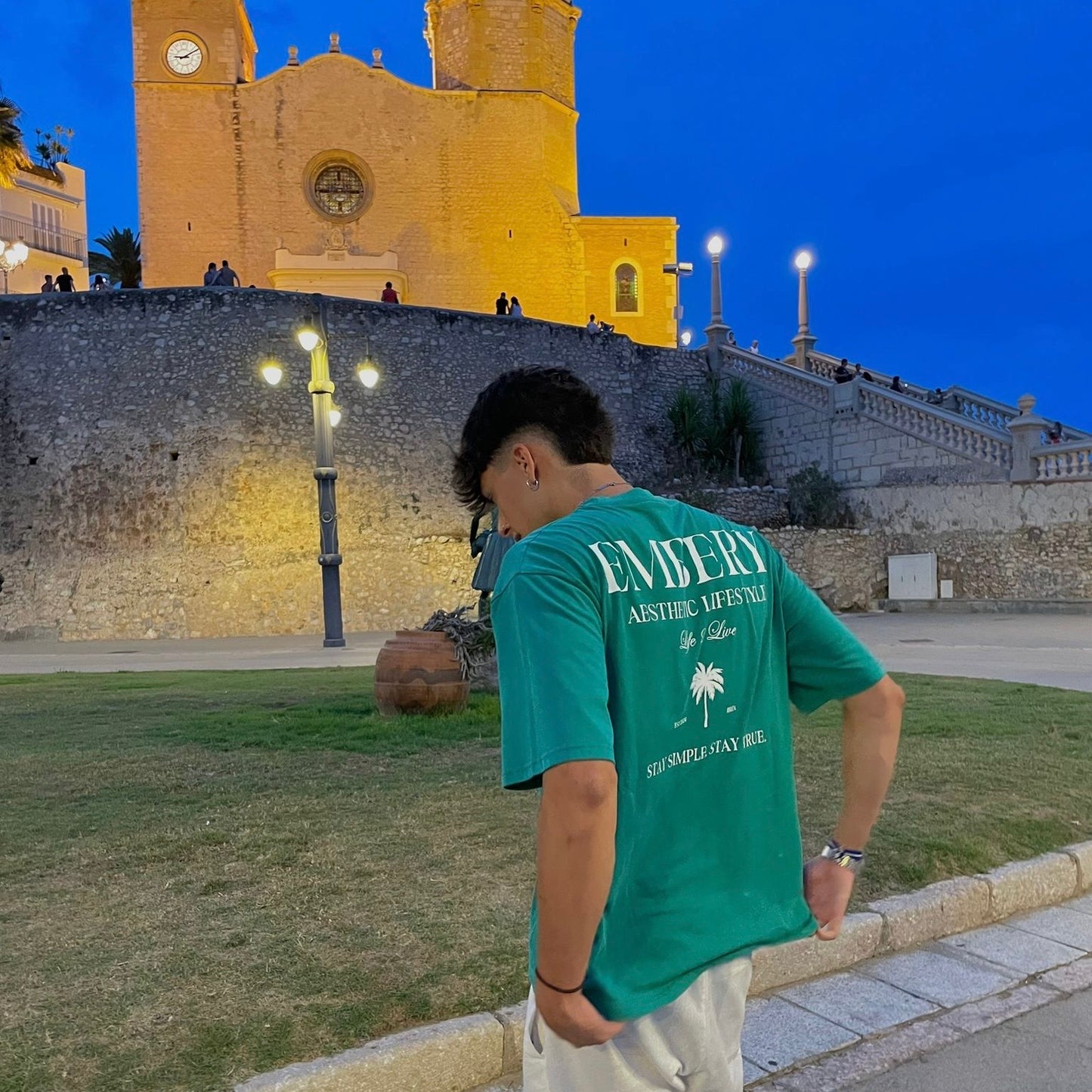 IBIZA GREEN TEE - Embery Society