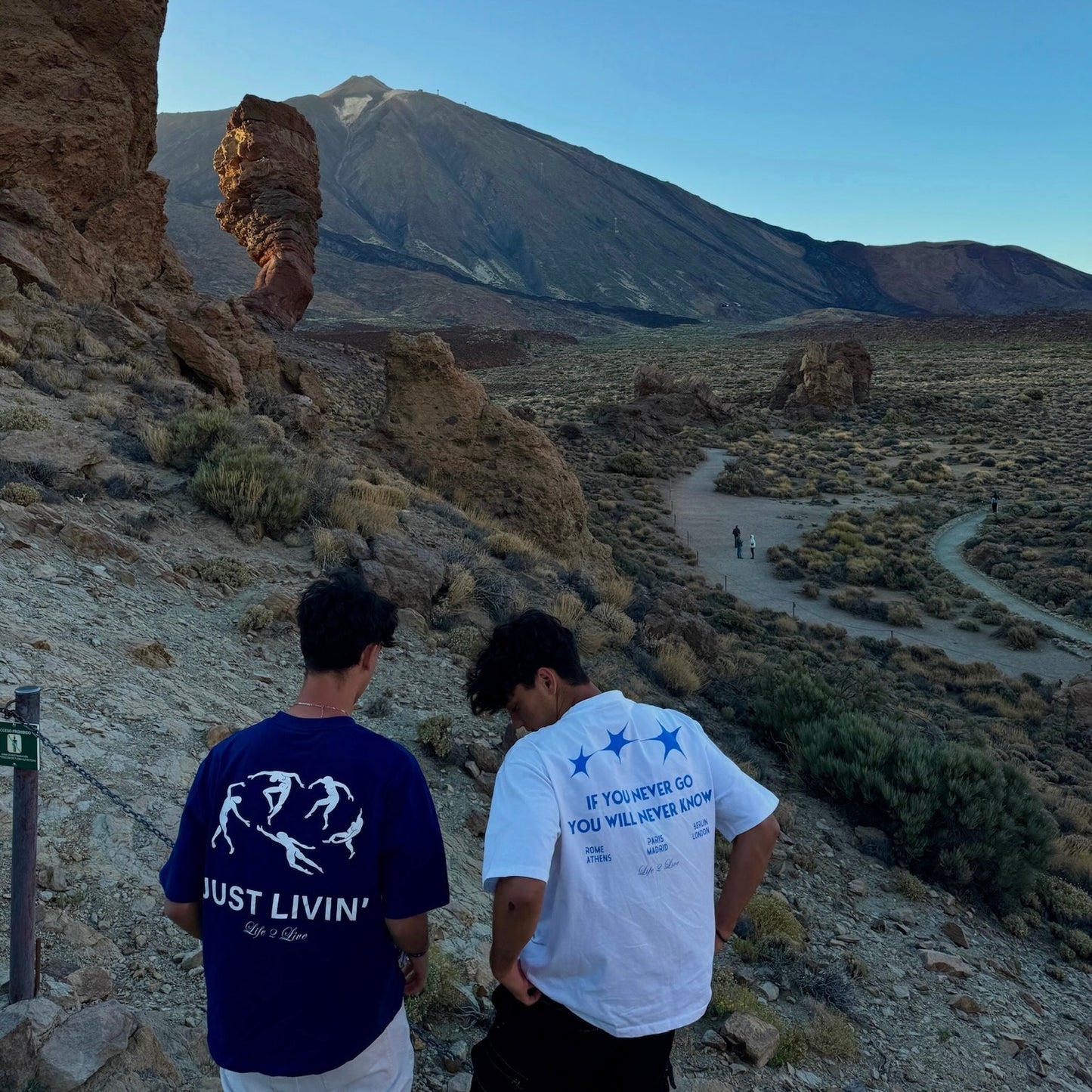 LIVIN NAVY TEE - Embery Society
