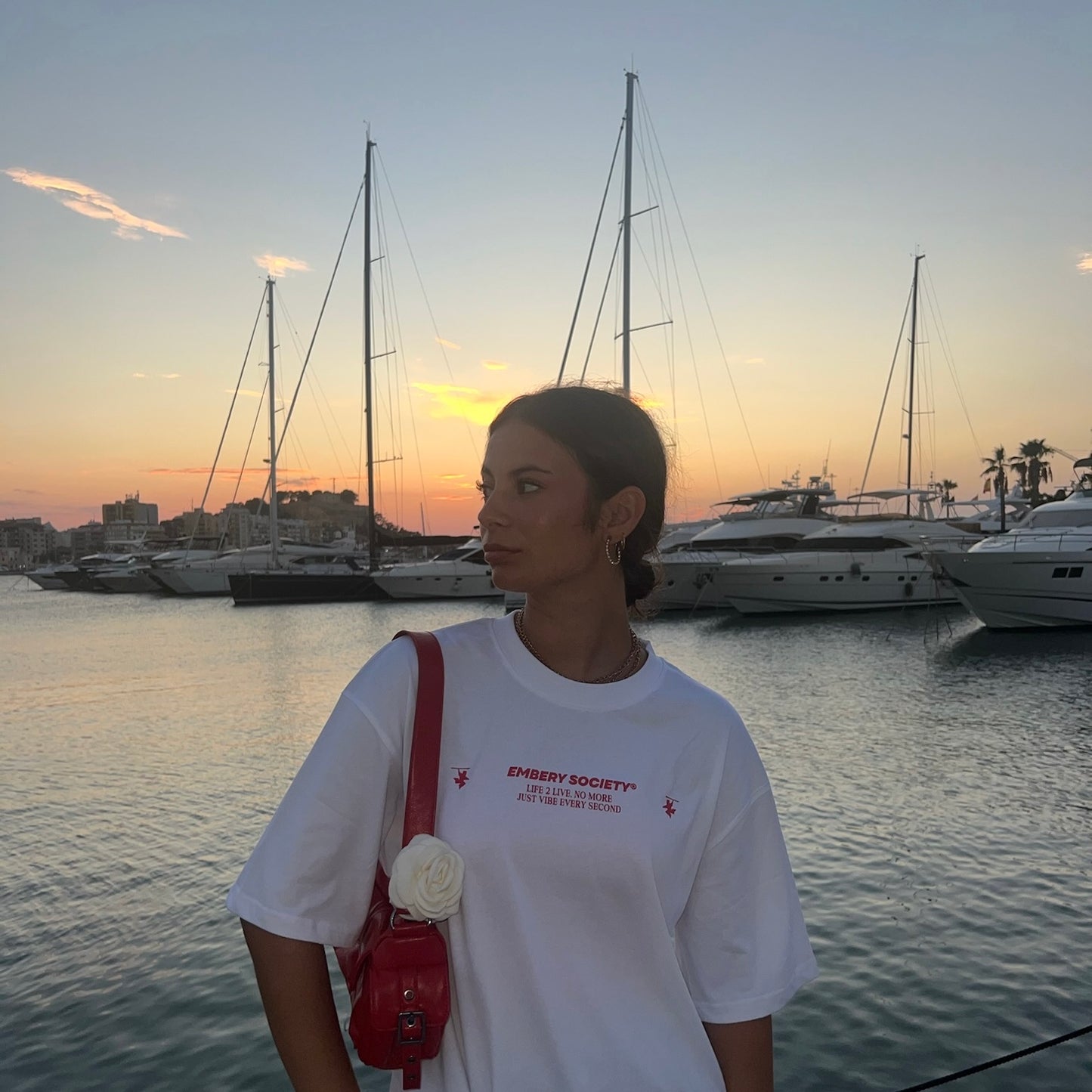 IBIZA WHITE TEE - Embery Society