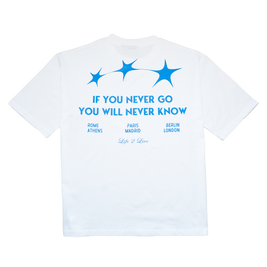 COSMIC WHITE TEE